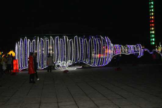 星火彩灯 点靓葫芦岛